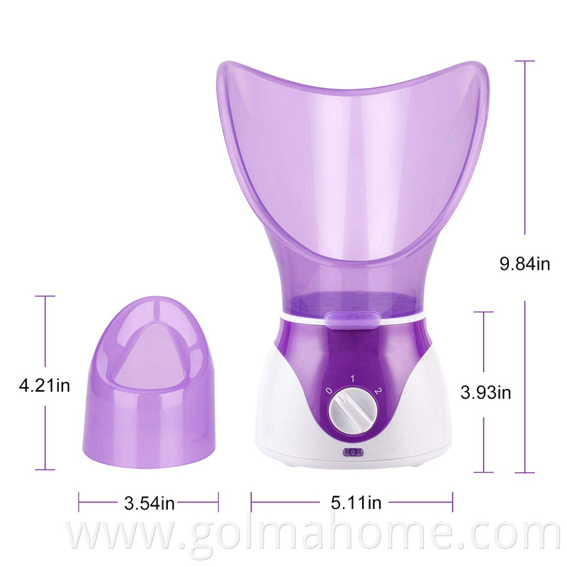 Facial Steamer, Nano Ionic Face Facial Steamer Warm Mist Humidifier Atomizer Moisturizing Facial Treatment beauty skin care